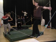 stage di corda molle, Albert Martinez, La Fucina del Circo, Torino, equilibrio su filo, workshop, (7)